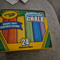 New box of sidewalk chalk