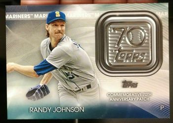 Randy Johnson 70th Anniversary Commemorative Logo Patches