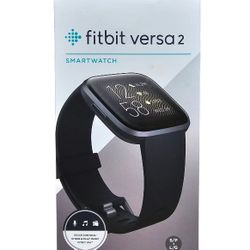 Fitbit Versa 2, Black, New, Sealed