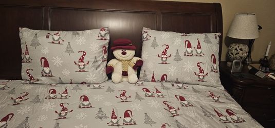 Brand New Queen Size Comforter With 2 Shams Set