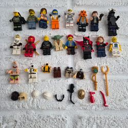 Lego Mini Figures Lot and random pieces