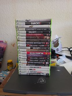 22 games 75$ Firm bulk sale only.