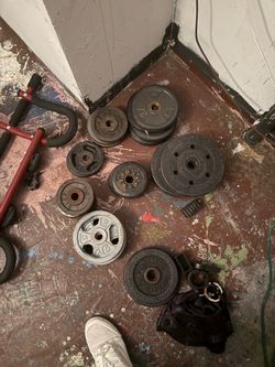 132.5 LB 1” Standard Weight Plates - 90¢/LB $119