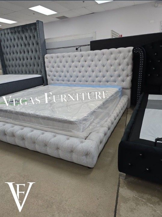 King Bed Frame ✨️Financing Available ✨️ Delivery Available 