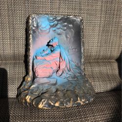 Chalk ware Vibrant Jesus Statue