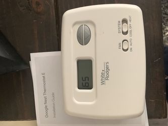 White Rodgers thermostat