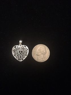 Sterling Silver Heart Pendant