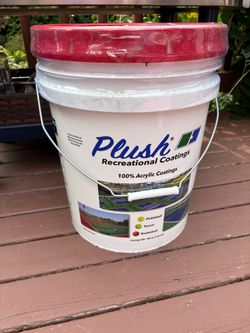Recreational coating plush pickleball, tennis, basketball paint