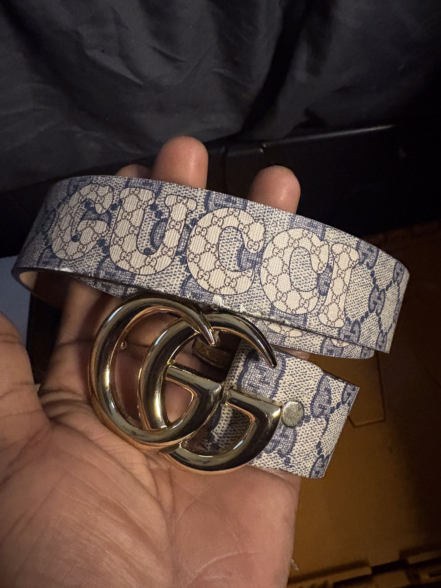 Gg Leather Belt