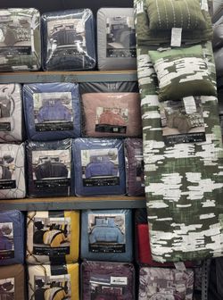 9pc Comforter Sets W/ Sheets
