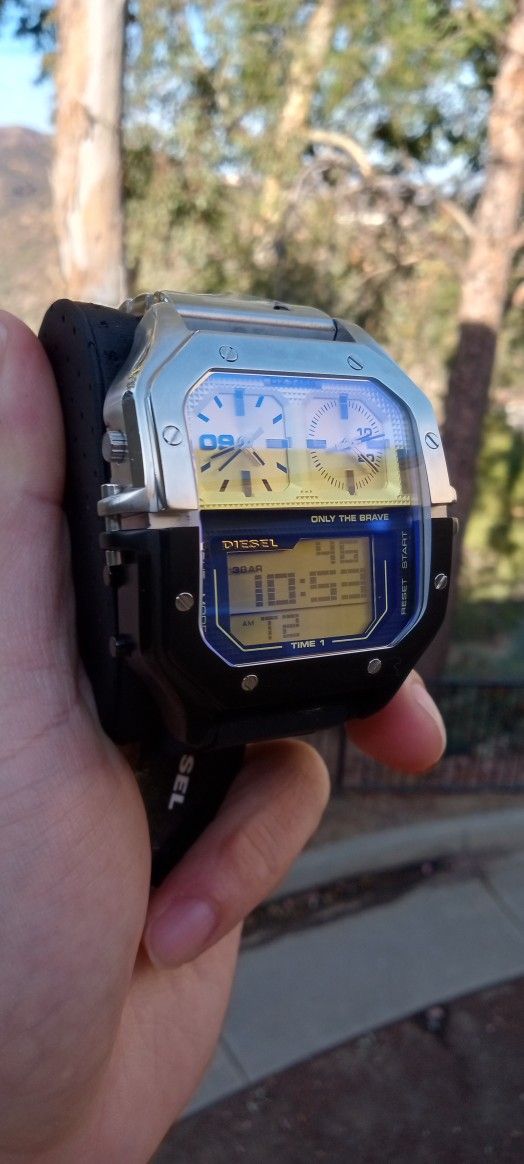 Diesel Clasher Cinza (DZ7462B1 P1GX) ( Brand New)