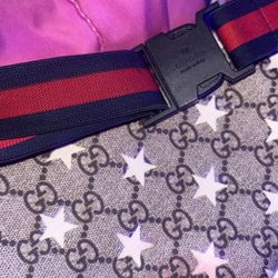 gucci x supreme monogram belt bag