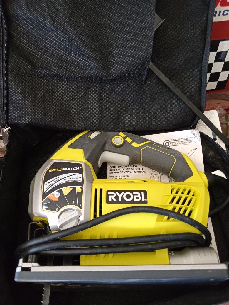 RYOBI orbital Jig Saw Speed Match