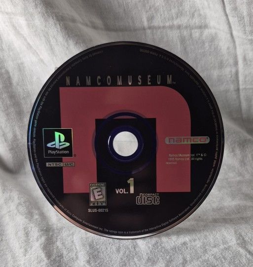 Namco Museum Vol.1 Playstation 1 (Namco, 1995) Game Disc Only