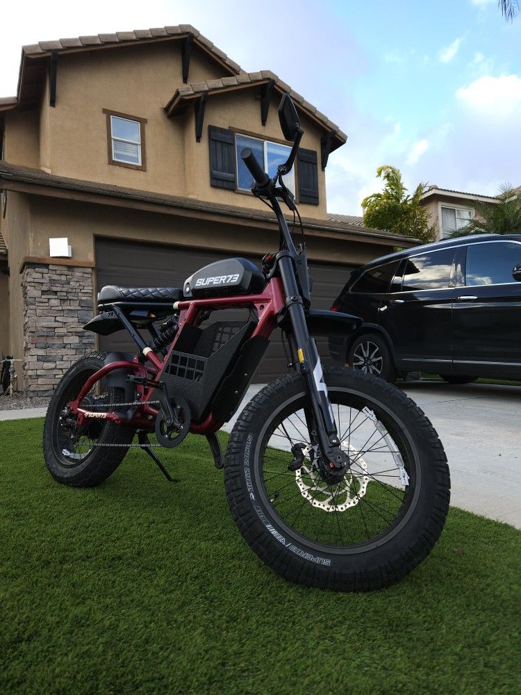 Super73 Rx Super73 RX Electric Motorbike - Carmine Red for Sale in Silverado, CA ...