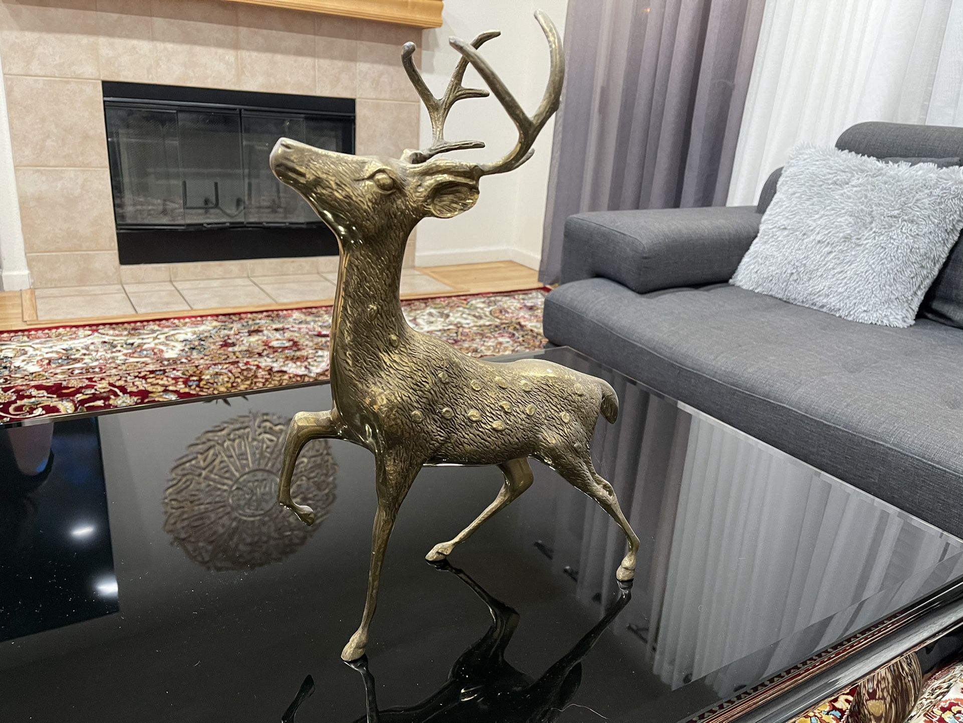 Brass Deer (Male And Female)
