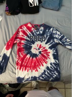 Polo Tye dye sweater size 18.20 XL youth