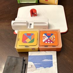 osmo starter kit, phone accessory, mind racers, words, detective agency and 2 super studio