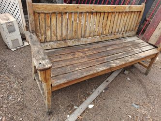 Wood benches