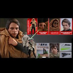 1/6 Hot Toys Luke Skywalker Endor Return of the Jedi Deluxe MMS517 1/6 figure BRAND NEW