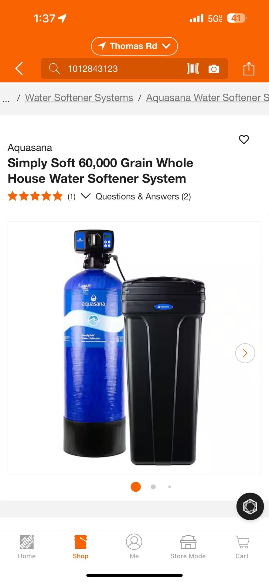 Simply Soft 60,000 Grain Whole House Water Softener System
