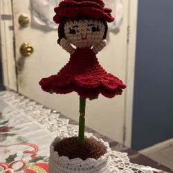 Crochet Flower Dress