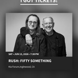Rush: 50 Something Tour - Los Angeles 
