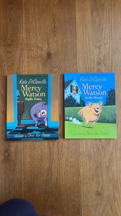 Mercy Watson Kate DiCamillo Princess Books Children’s Kids Home School Reading Montessori Scholastics Early Beginner Reader Chapter Paperback Hardcove