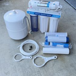 5-Stage Reverse Osmosis RO Drinking Water Filter System with 3 Gallon Tank to 0-75 GPD