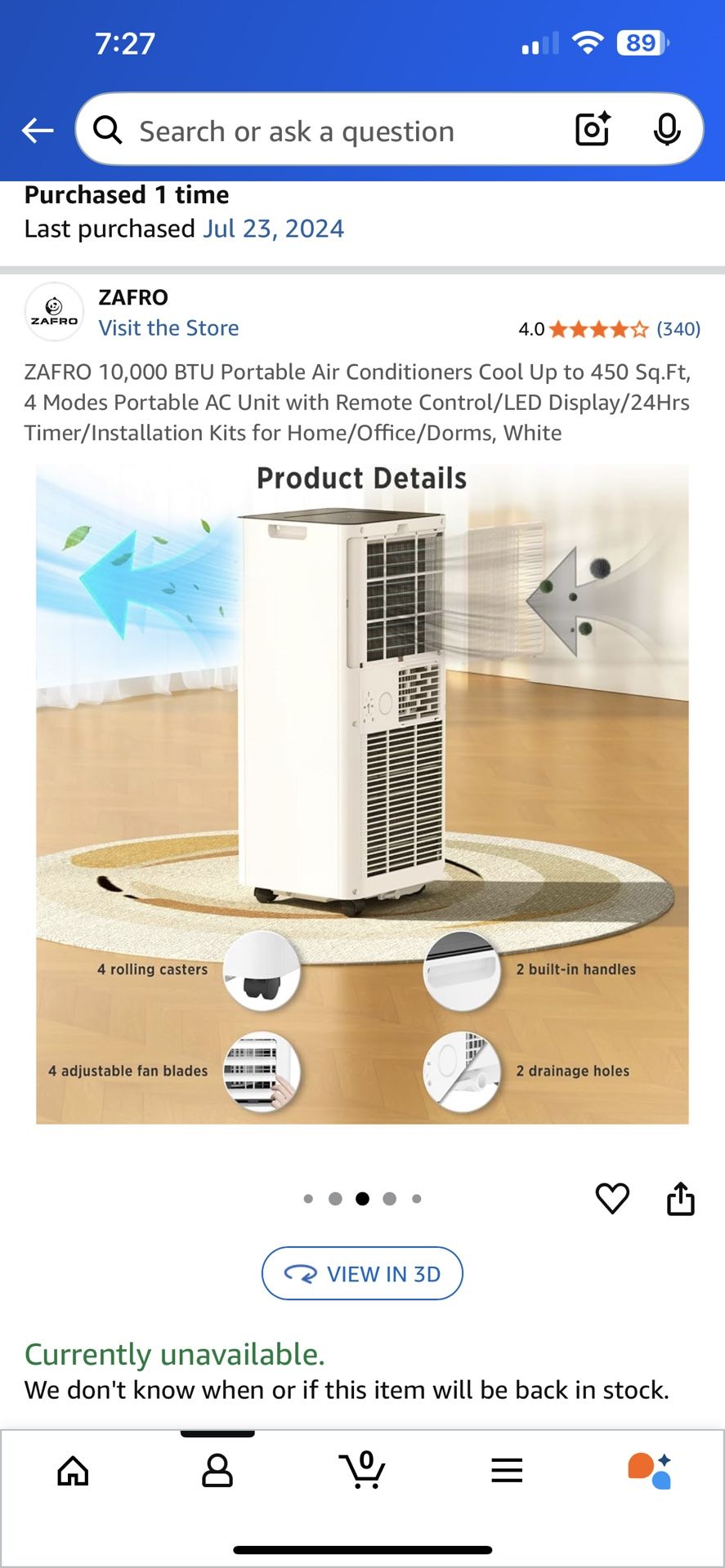 Area Air Conditioner