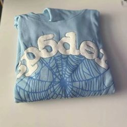  Blue Sp5der Hoodie