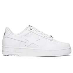 A Bathing Ape Bape Sta White Size 9.5 Brand New 