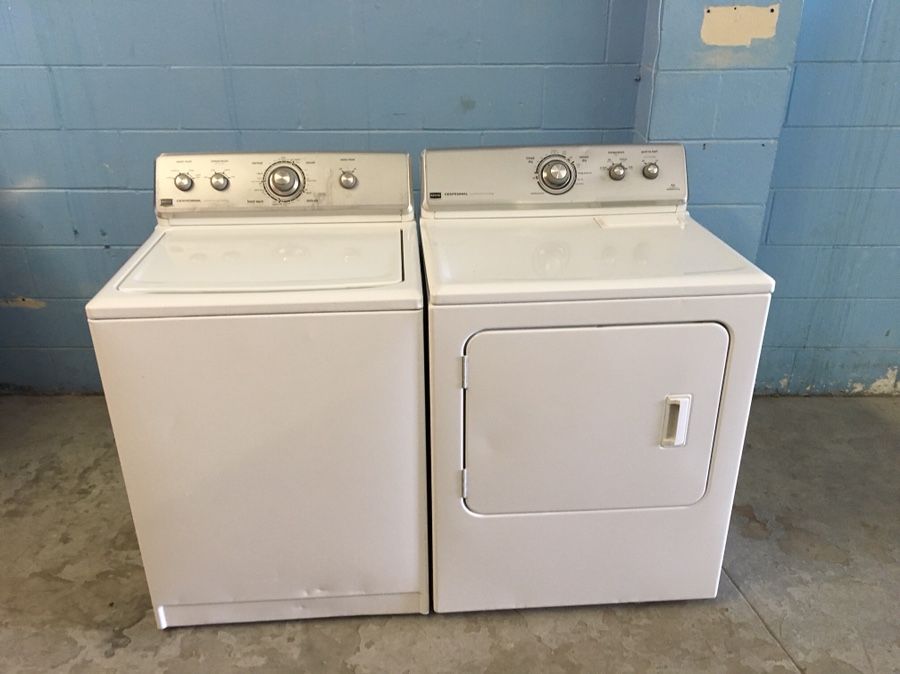 Commercial Technology Maytag Centennial Washer & Dryer Set