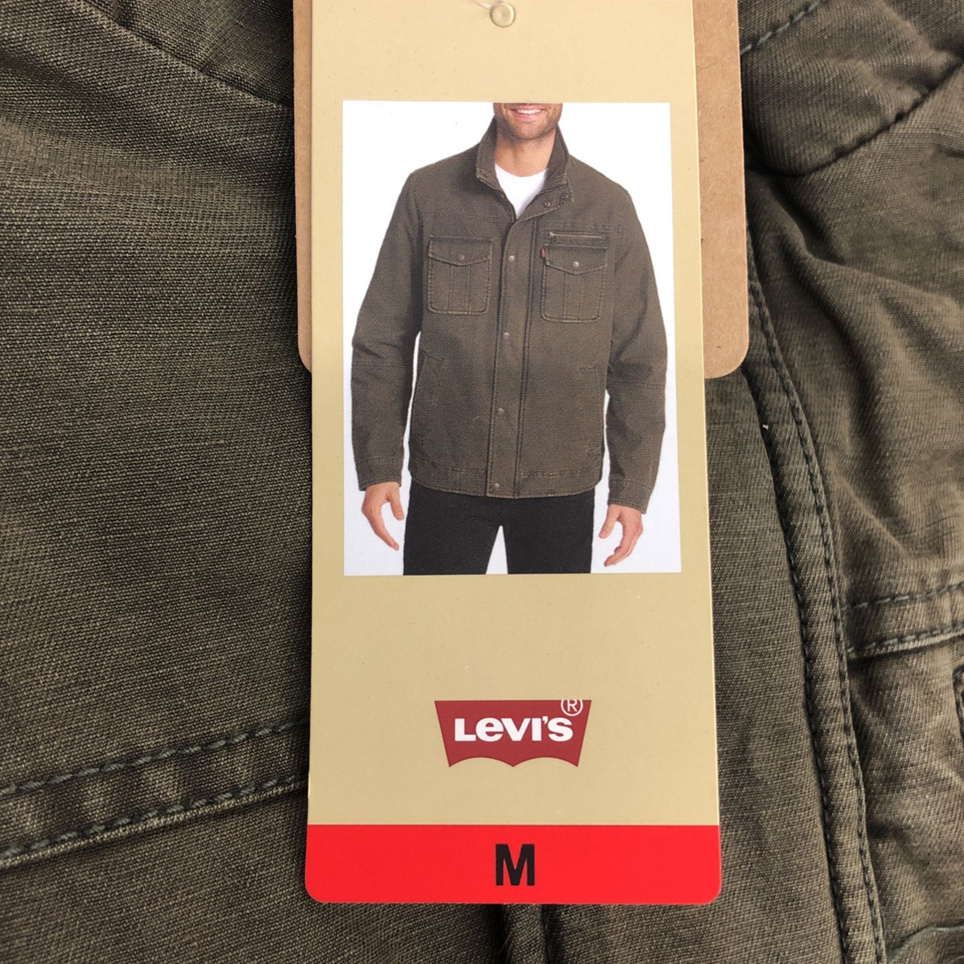 Levi’s Jacket Men (Medium, Olive)
