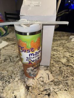 40 oz Tumbler Pink Stainless Steel Double Wall Custom Designed
