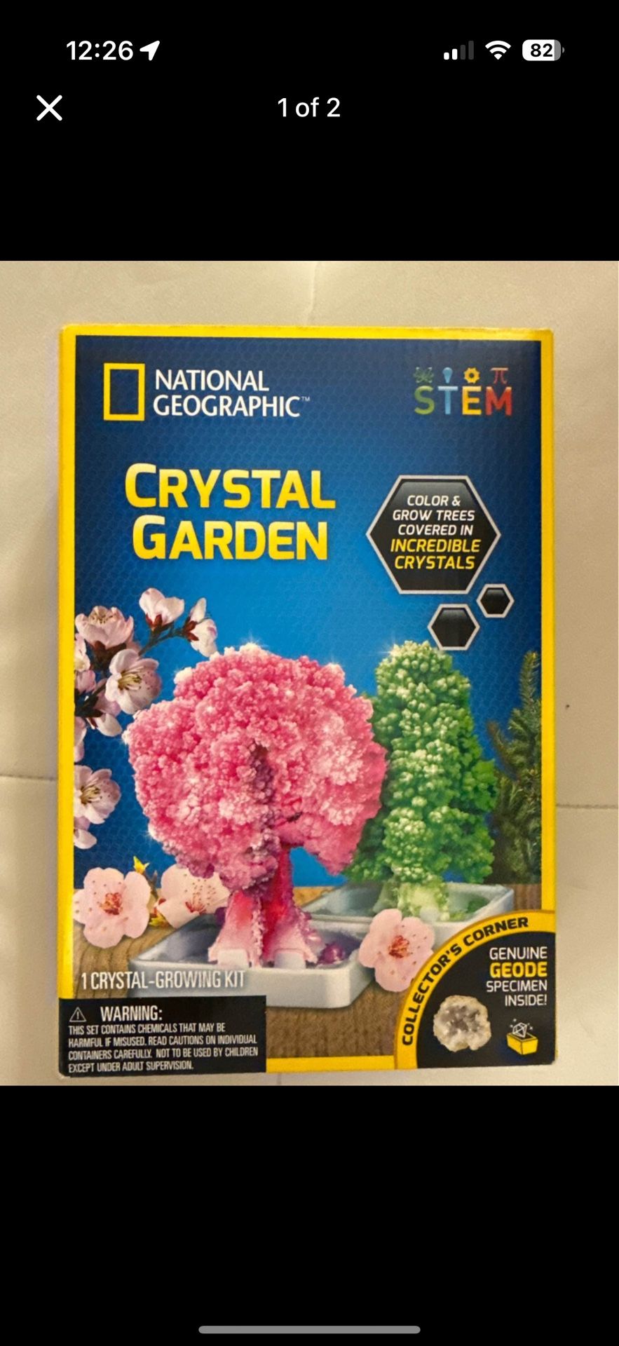 NEW National Geographic Crystal Garden Kit – Fun STEM Activity!