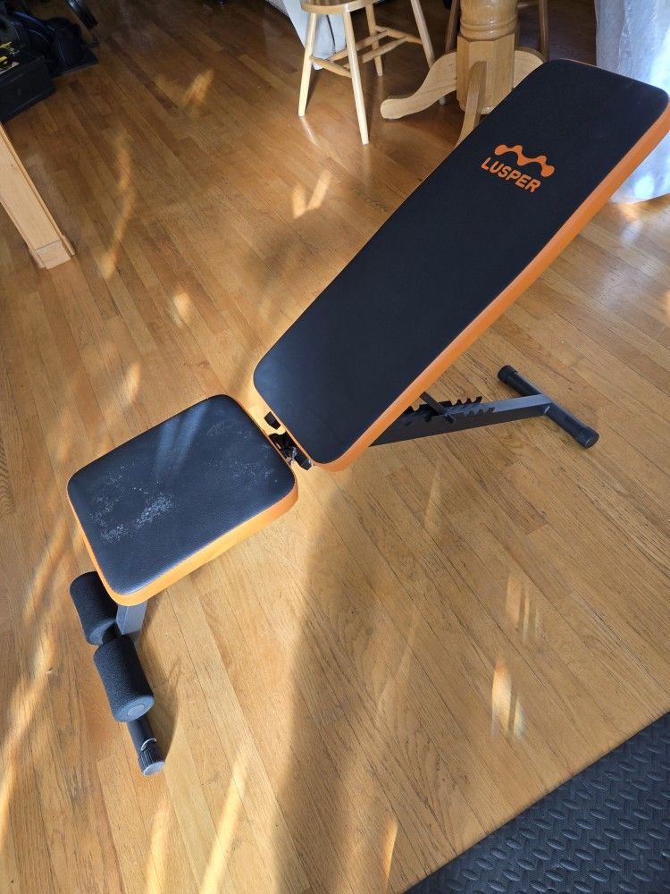 Lusper Adjustable Weight Bench 