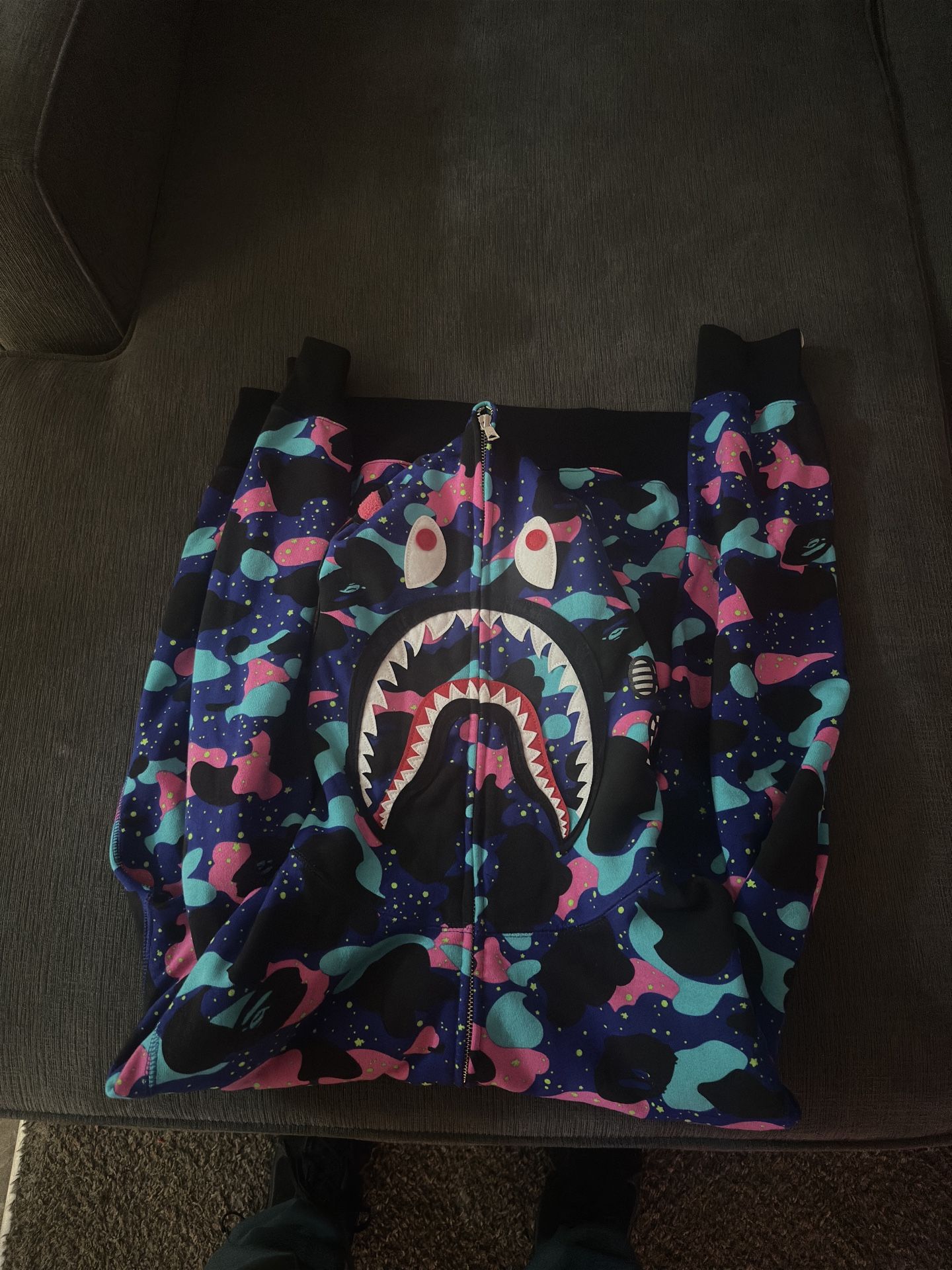 Kid Cudi X Bape Full Zip Up