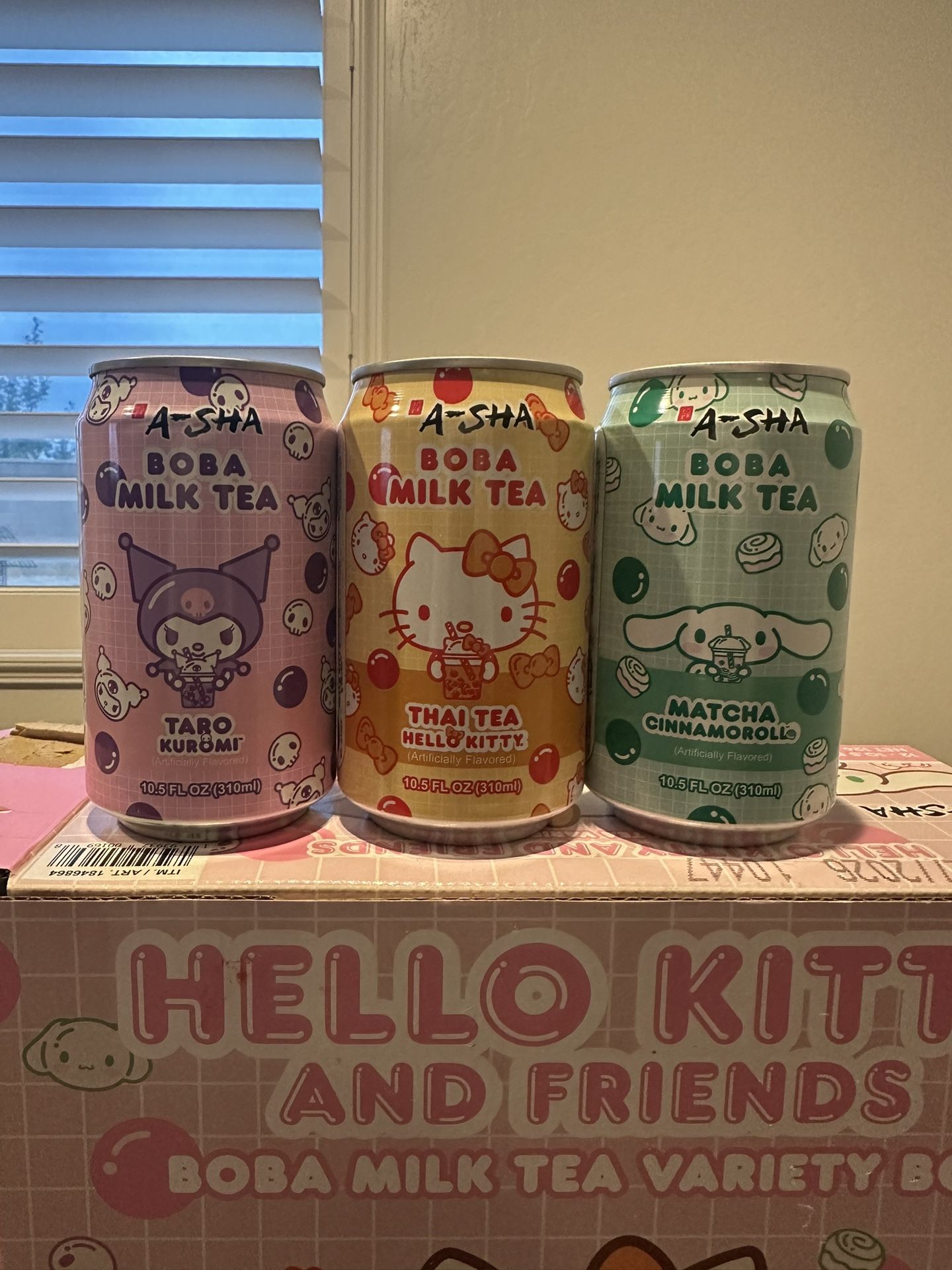 Open Box Hello Kitty Boba Milk Tea