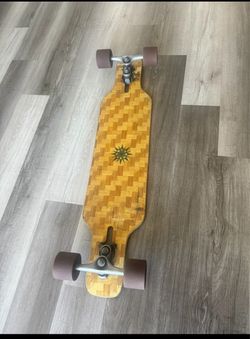 Bamboo Longboard Skateboard with Trucks and Wheels