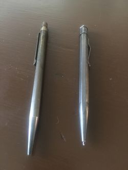 2 sterling silver pens