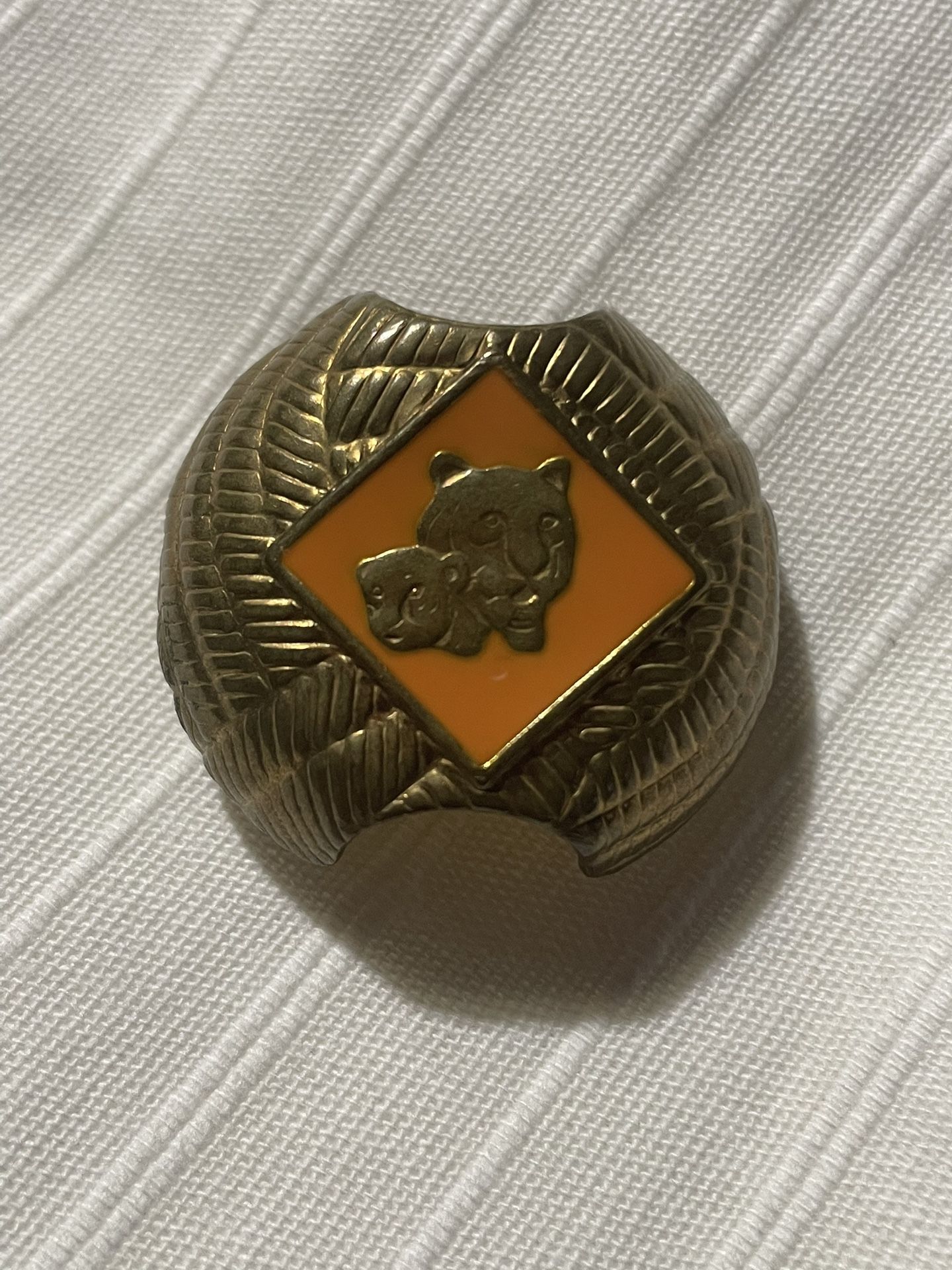 Vintage Boy Scouts Scarf Slide