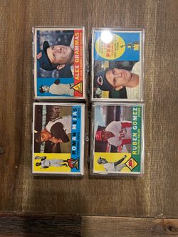1960 Topps baseball cards