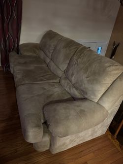 3-Seat Microfiber Sofa L/Pull out Bed