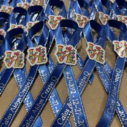 Memorial Custom T-shirt Designs Recuerdos Pin Back Buttons And Ribbon Pins