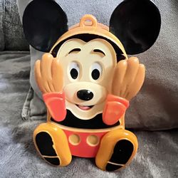 Vintage Mickey Mouse Disney Wind Up Arms Move Peekaboo Collectable 