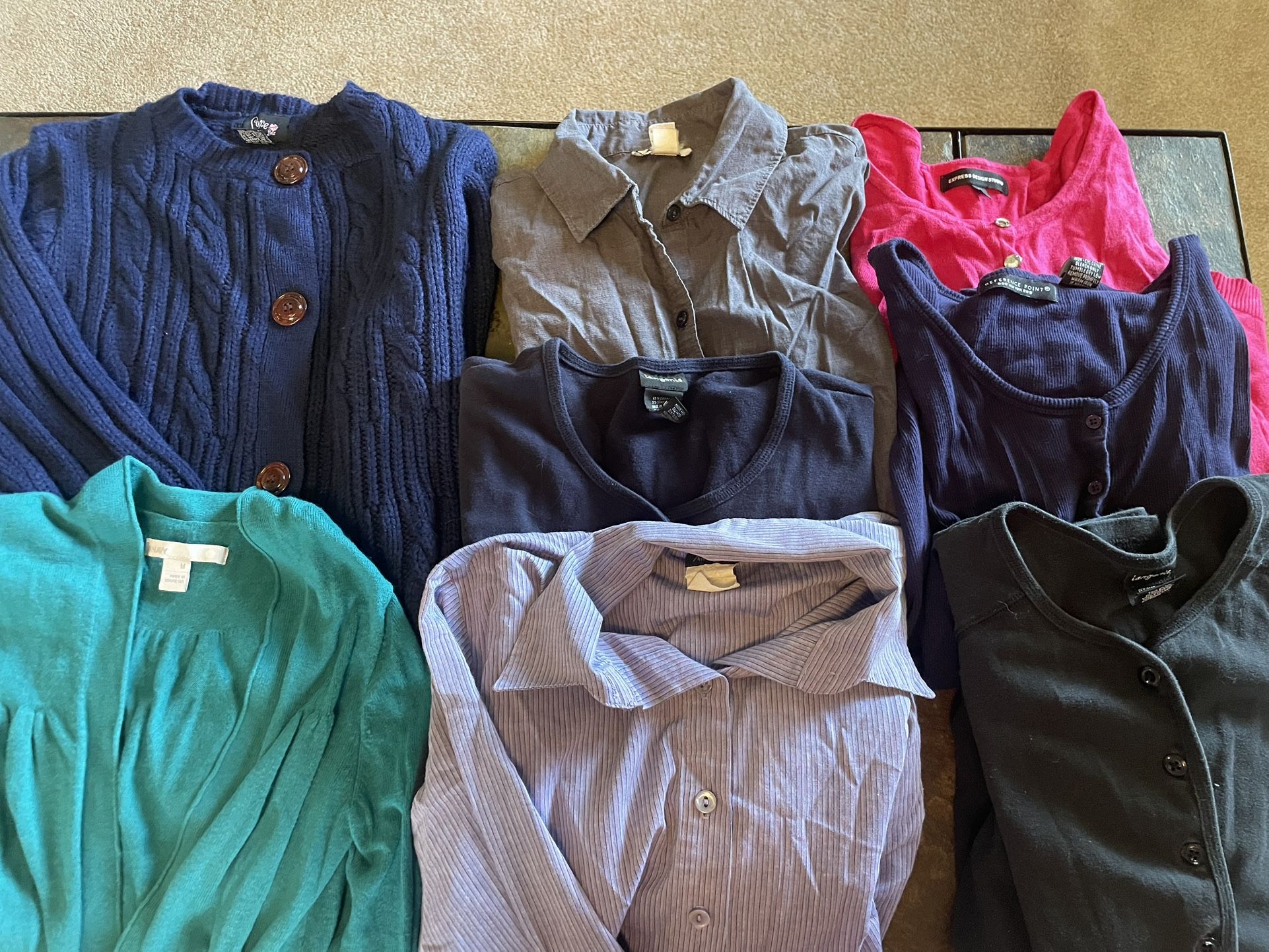 Set of Ladies Medium Tops/Cardigans