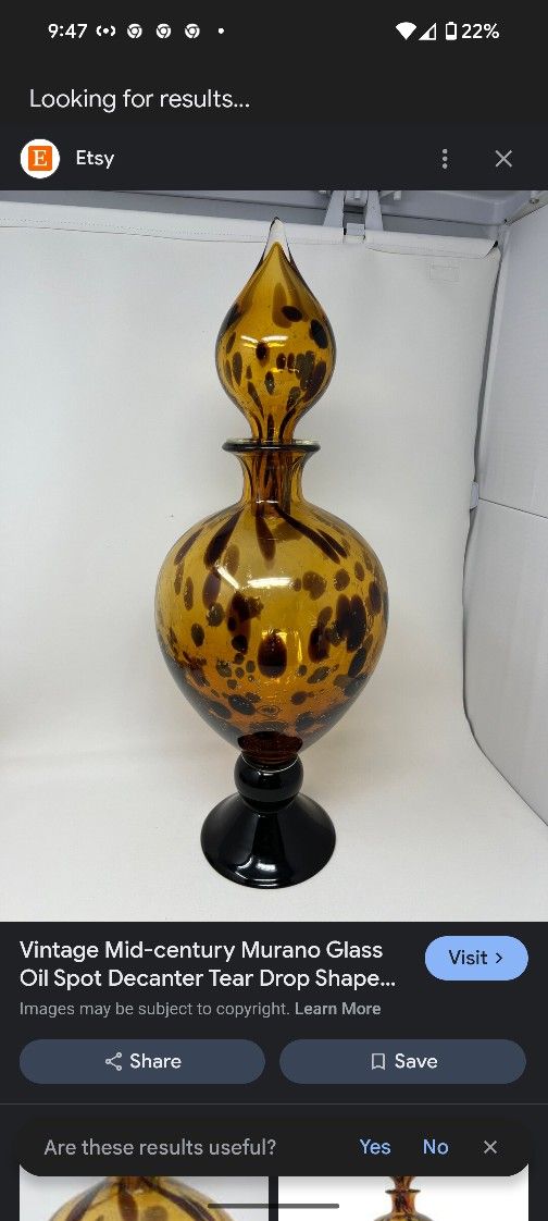 Mid Age Oil Decanter