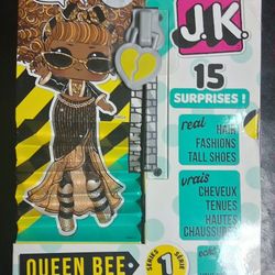L.O.L Surprise JK Queen Bee Mini Fashion Doll w 15 Surprises - Series 1 NEW