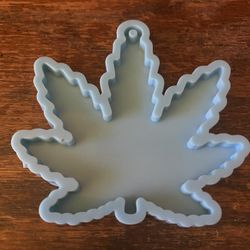 Weed leaf Keychain Resin mold